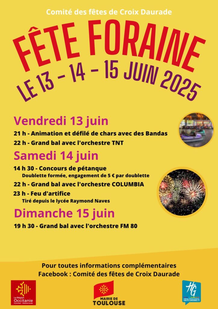 Fete foraine - Croix Daurade